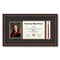 ArtToFrames 8x10 inch Diploma Frame with 5x7 Inch Image Opening and Tassel Opening - Framed with Black and Gold Mats, Comes with Regular Acrylic and Sawtooth Hanger for Wall Hanging (DIT-8x10)